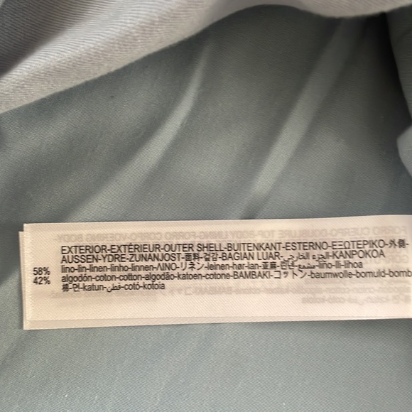 Zara Linen Crop Blazer NEW - Picture 5 of 5